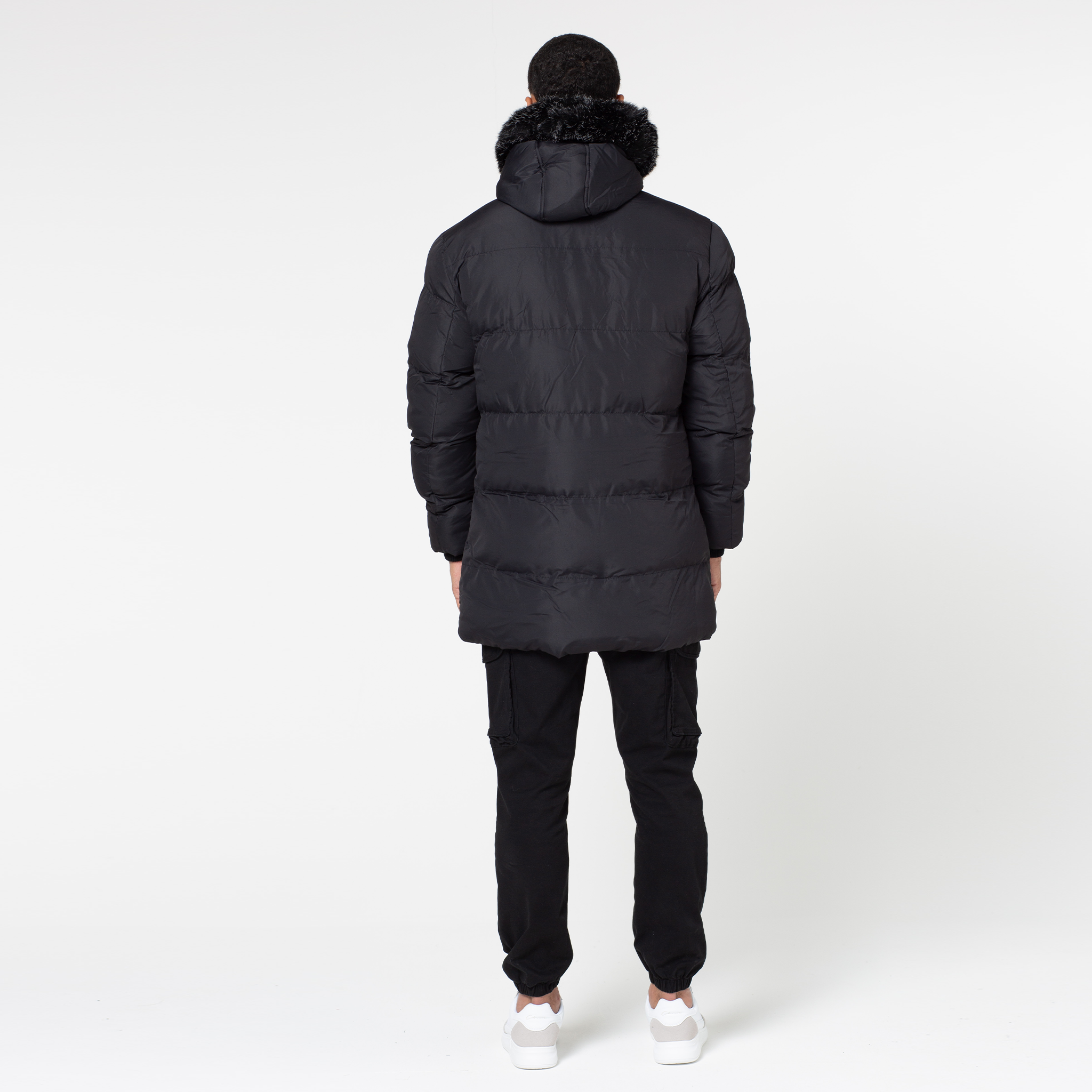 Velrenne faux-fur hood puffer parka