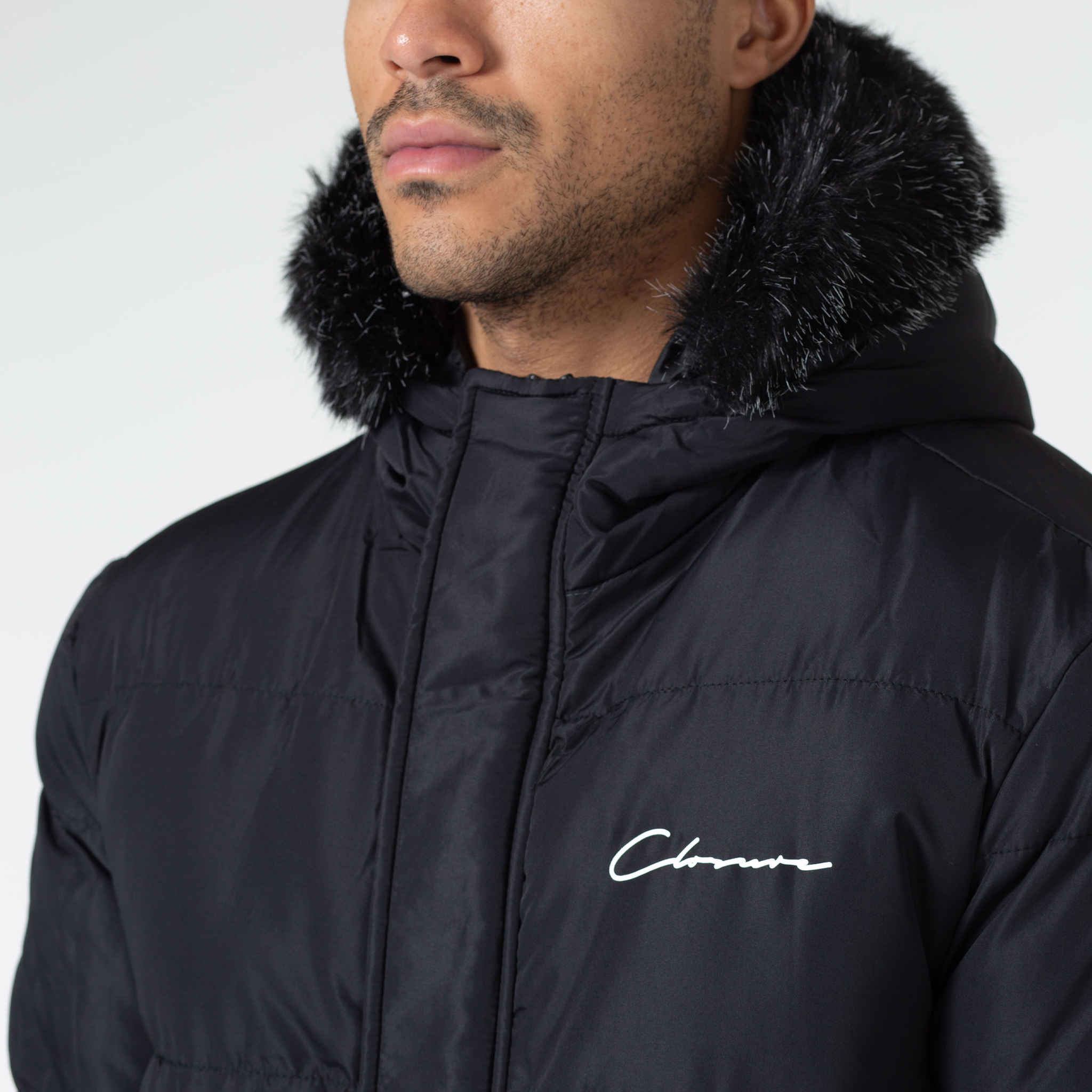 Velrenne faux-fur hood puffer parka
