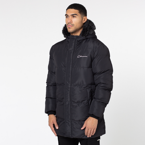 Velrenne faux-fur hood puffer parka