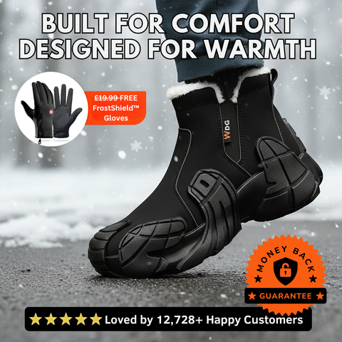 Fleece-Lined Waterproof Winter Boots