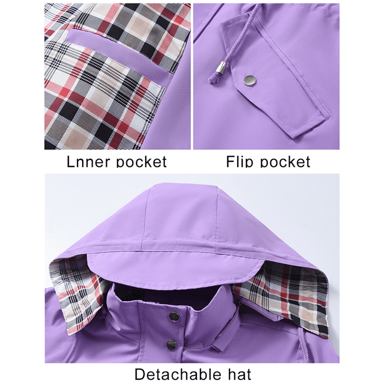 Women's Lightweight Waterproof Rain Jacket