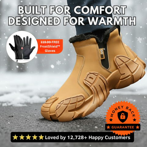 Fleece-Lined Waterproof Winter Boots