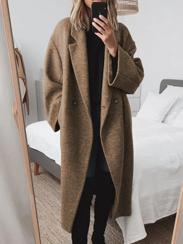 Classic Tailored Winter Overcoat