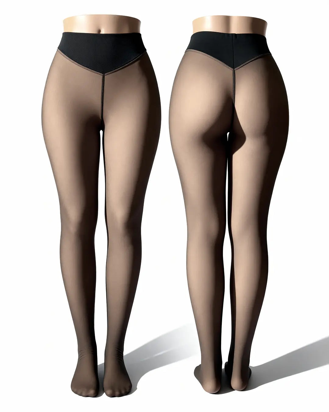 Velrenne fleece-lined thermal tights
