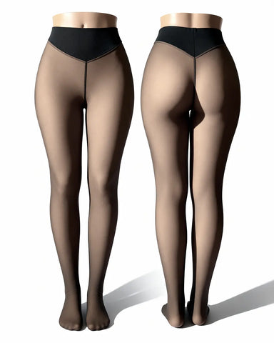 Velrenne fleece-lined thermal tights