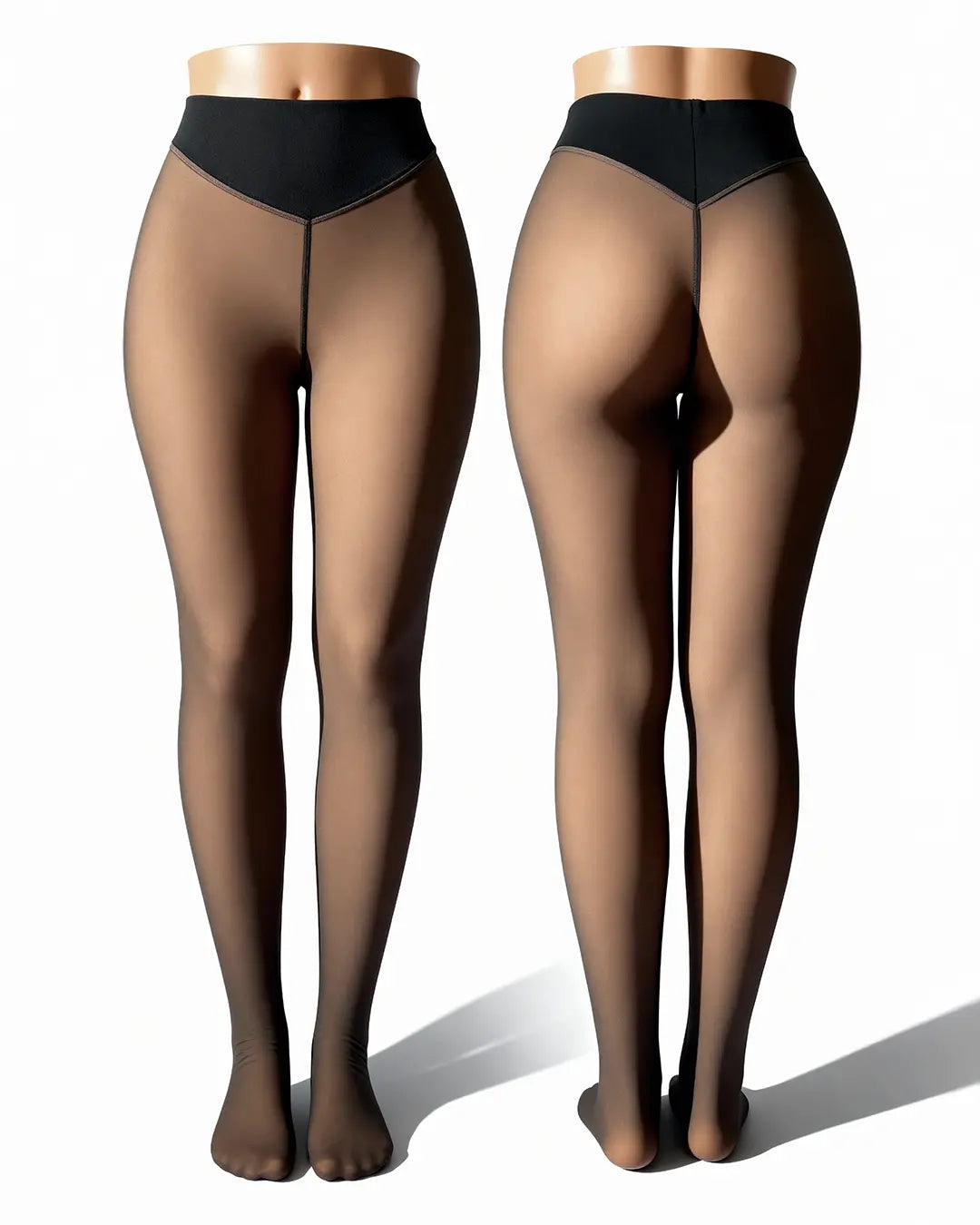 Velrenne fleece-lined thermal tights