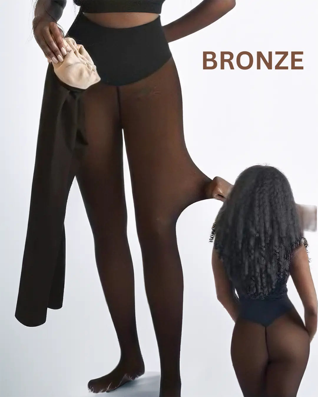 Velrenne fleece-lined thermal tights