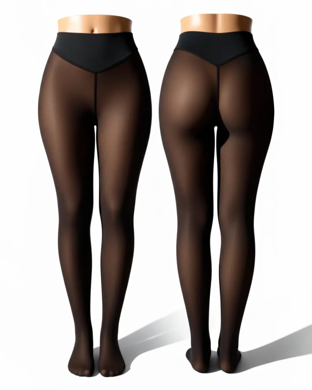 Velrenne fleece-lined thermal tights