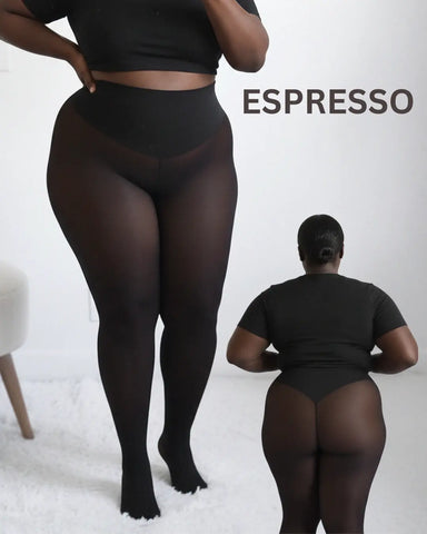Velrenne fleece-lined thermal tights