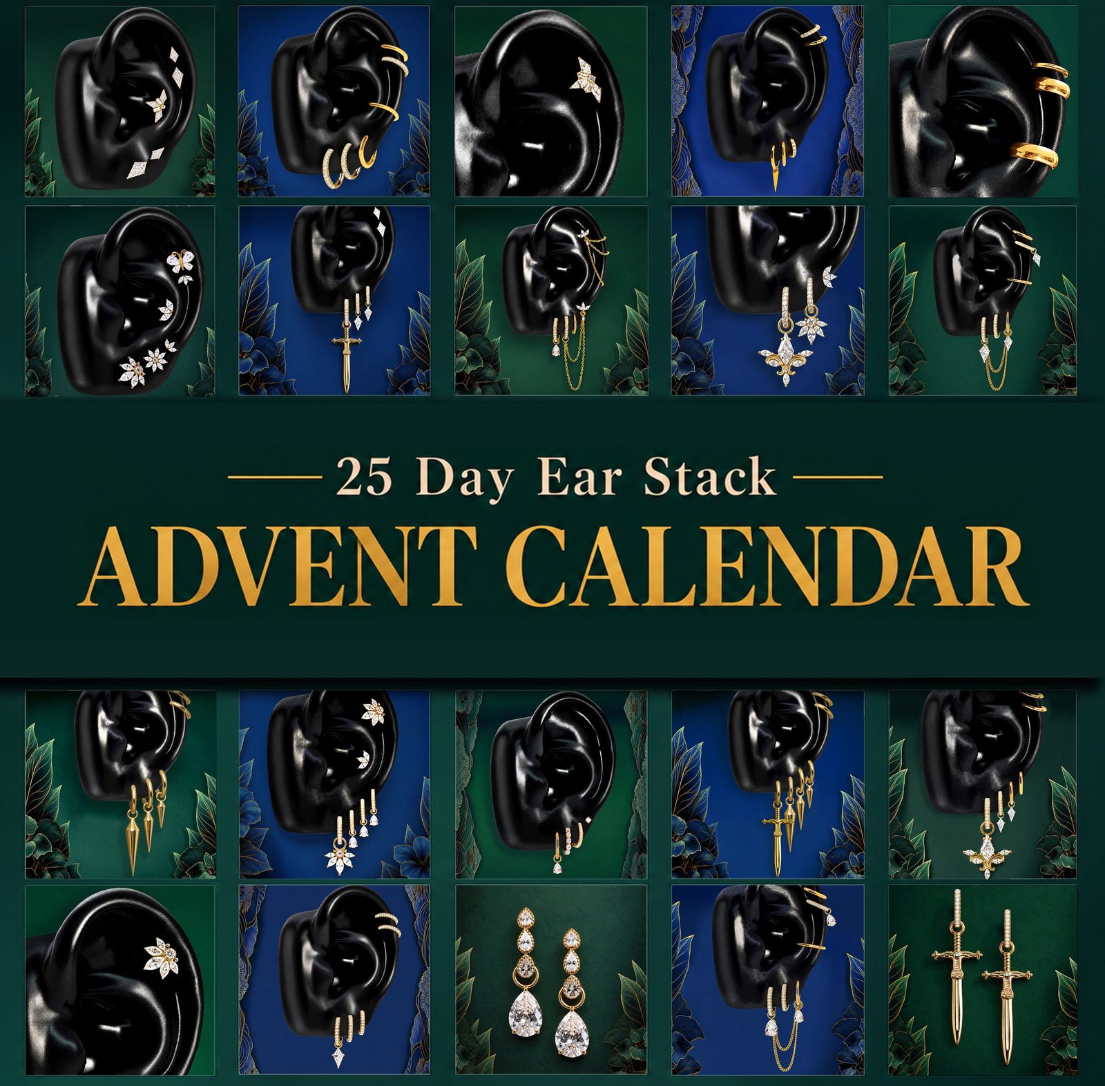Velrenne 25-day earring advent calendar