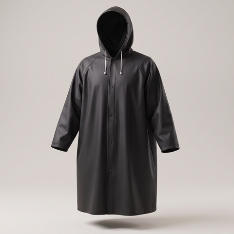 The Velrenne™ DryGuard Long Hooded Raincoat