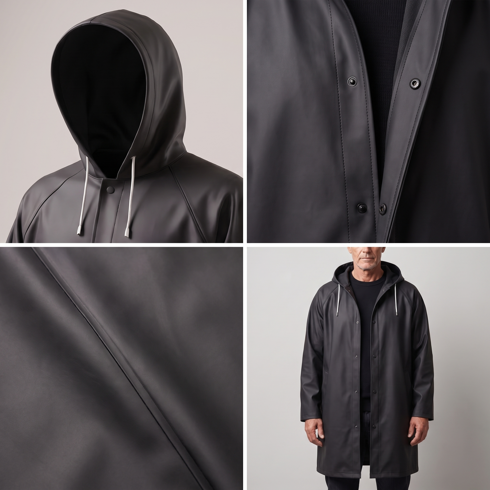 The Velrenne™ DryGuard Long Hooded Raincoat