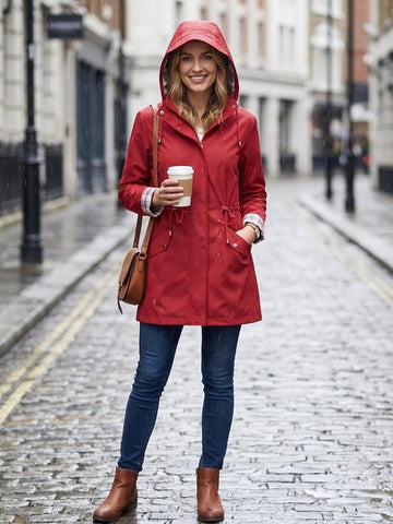 Women's Lightweight Waterproof Rain Jacket