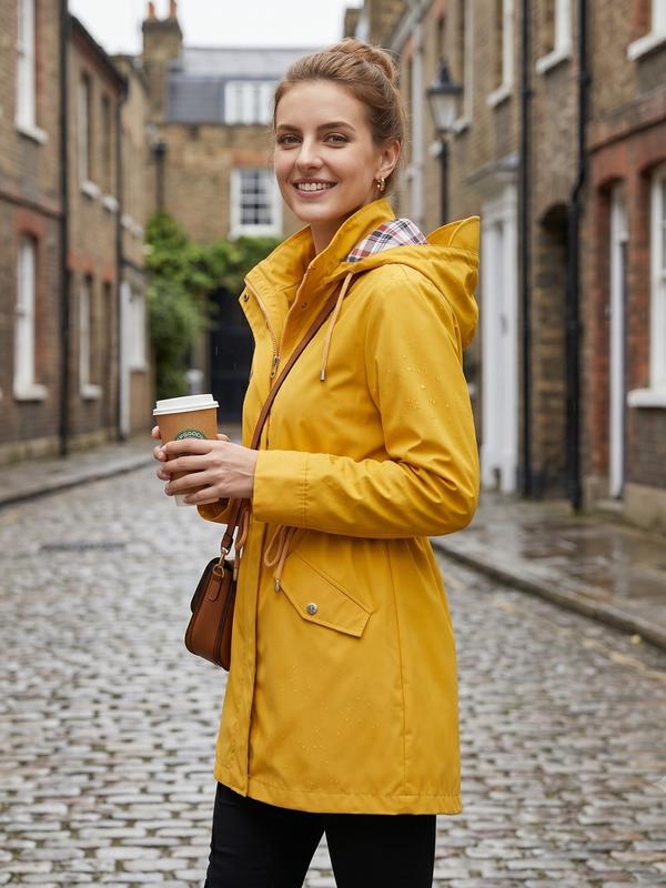 Women's Lightweight Waterproof Rain Jacket