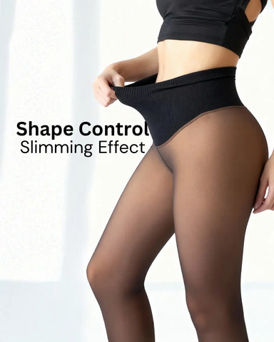 Velrenne fleece-lined thermal tights