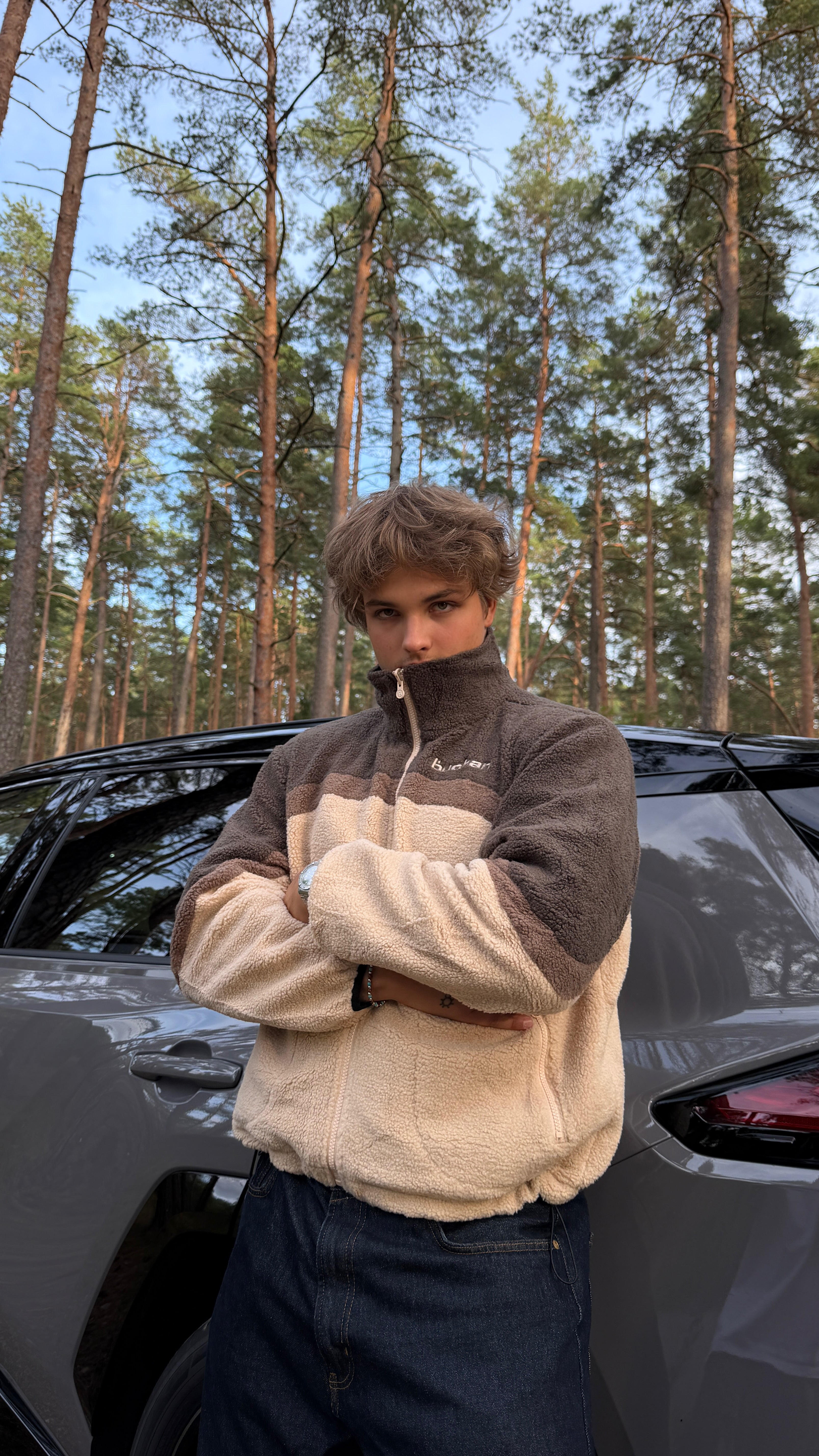 Velrenne reversible fleece jacket