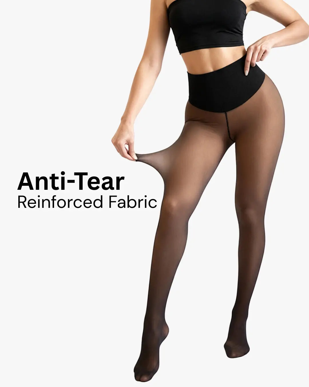 Velrenne fleece-lined thermal tights