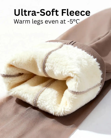 Velrenne fleece-lined thermal tights