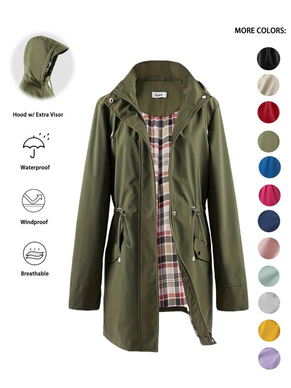 Women's Lightweight Waterproof Rain Jacket