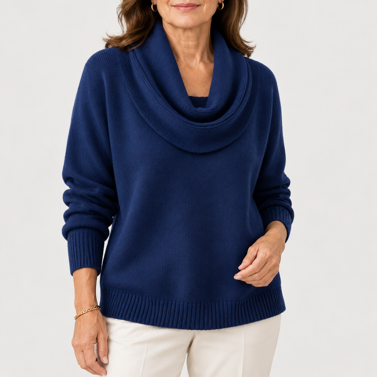 The Velrenne™ Carys Soft Cowl Neck Jumper
