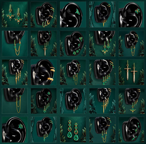 Velrenne 25-day earring advent calendar