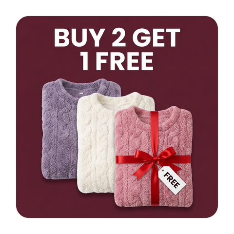 Velrenne plush fleece lounge set