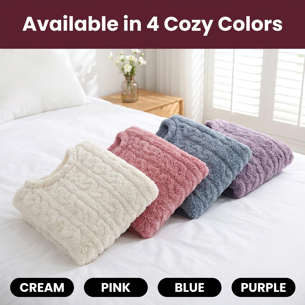 Velrenne plush fleece lounge set