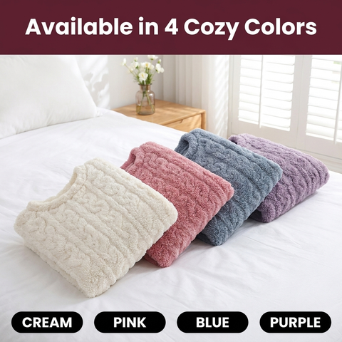Velrenne plush fleece lounge set