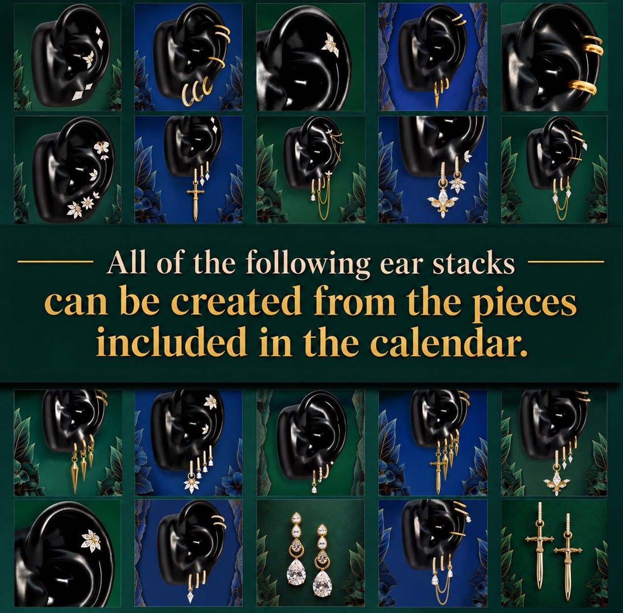 Velrenne 25-day earring advent calendar
