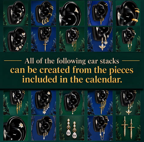 Velrenne 25-day earring advent calendar