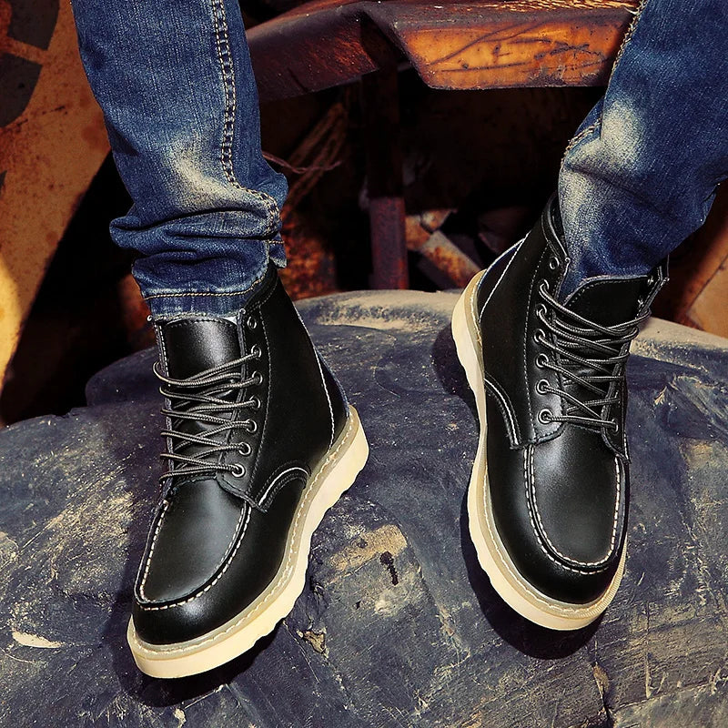 The Velrenne™ Harrison Fleece-Lined Retro Boots
