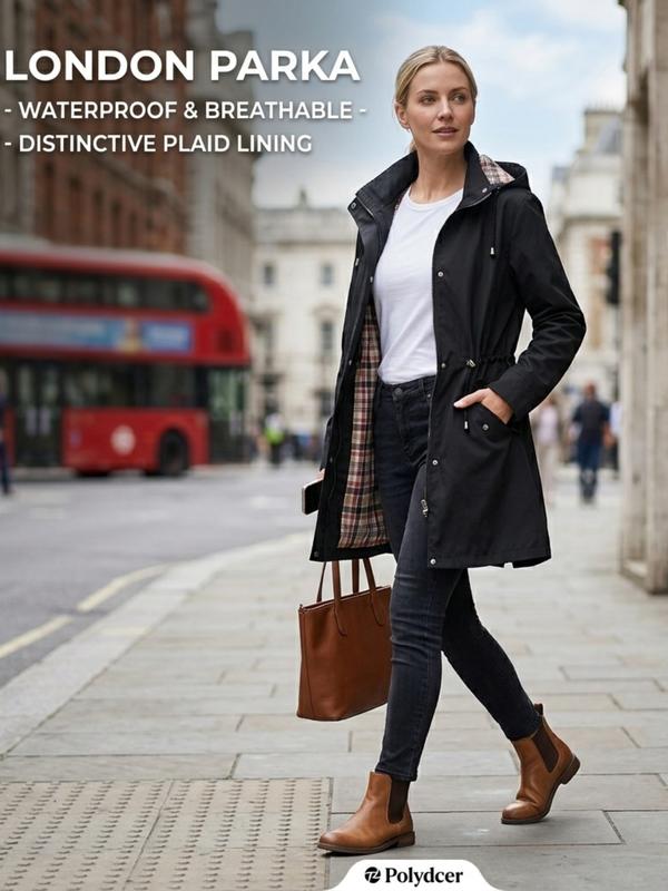 Women's Lightweight Waterproof Rain Jacket