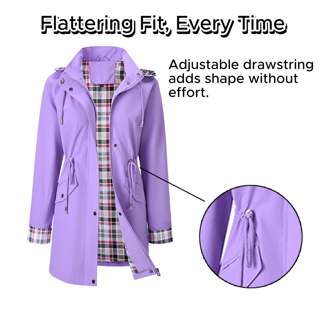 Women's Lightweight Waterproof Rain Jacket