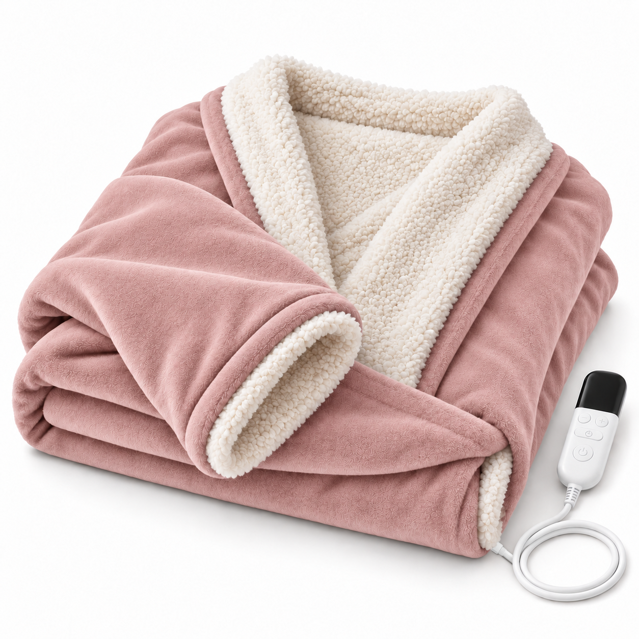 Velrenne heated wearable blanket with sleeves and foot pocket